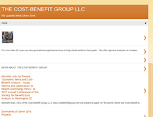 Tablet Screenshot of costbenefitgroup.com
